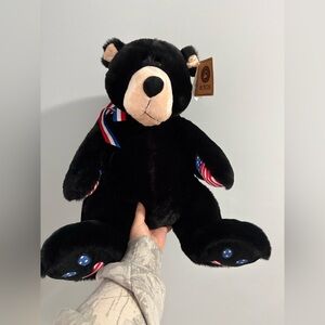 Boyds Bears Bubba Bearsevelt 45th Anniversary Black Teddy Bear